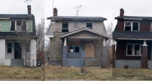 Détroit : vue panoramique de 60 maisons abandonnés sur 66