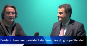 Interview de Frédéric Lemoine, président du directoire du groupe Wendel.
